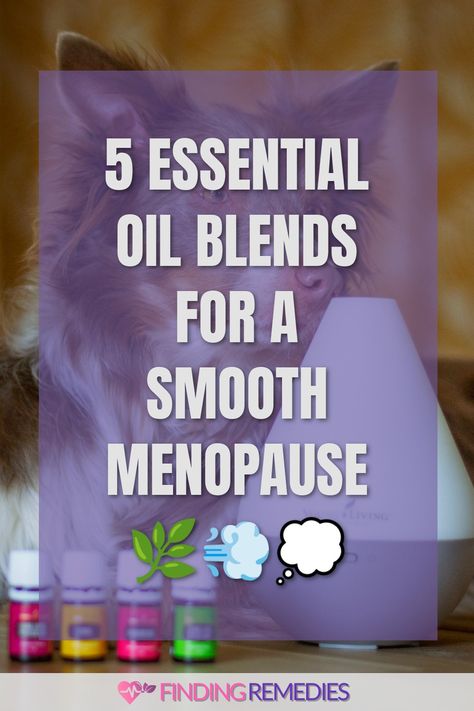 5 Essential Oil Blends for a Smooth Menopause 🌿💨💭 Premenopausal Essential Oils, Menopausal Essential Oils, Essential Oils For Menopausal Women, Essential Oils For Perimenaupose, Essential Oils For Hot Flashes, Hot Flashes Essential Oils, Sleep Diffuser Blend, Hormone Balancing Essential Oils, Essential Oils For Asthma