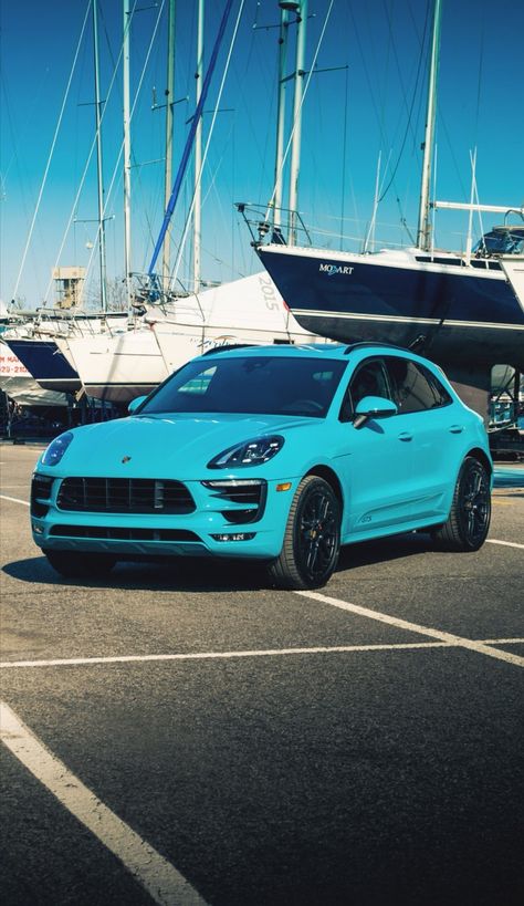 Blue Porsche Cayenne, Porsche Truck, G Wagon Amg, Aesthetic Wallpaper 4k, Snap Car, Car Aesthetic Wallpaper, Porsche Macan Miami Blue, Porche Car, Car Accessories Aesthetic