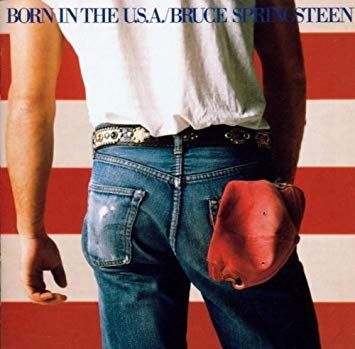 Bruce Springsteen Albums, Greatest Album Covers, Born In The Usa, Joe Strummer, E Street Band, Iconic Album Covers, Annie Leibovitz, Dancing In The Dark, Great Albums