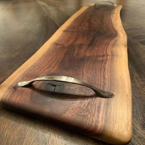 Stumps Custom Wood Handmade Dark Walnut Wooden Charcuterie Board | Wayfair Bath Tray Caddy, Wooden Charcuterie Board, Wooster Ohio, Wood Bathtub, Wood Stumps, Blanket On Wall, Charcuterie Plate, Wood Bath, Cheese Tray