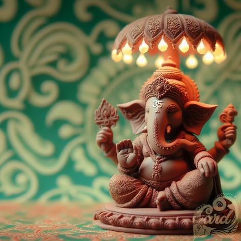 https://card9.com/ai/ganesha Unique Ganpati Murti, New Ganesh Murti Images, Cute Ganpati Idol, Ganesh Ji Sculpture, Ganesha Making, Ram Art, Ganapati Idol, Devi Maa, Ganeshji Idol