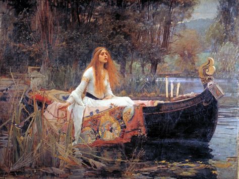 Magic and a Kidnapped Bride-to-be Marked for Murder Waterhouse Paintings, Lady Of Shalott, John Waterhouse, Art Amour, Pre Raphaelite Paintings, The Lady Of Shalott, Pre Raphaelite Brotherhood, Pre Raphaelite Art, Illustration Kunst