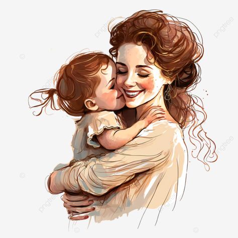 Mom And Daughter Cartoon Pictures, Mother And Daughters Drawing, Mother Cartoon Drawing, Mother Daughter Cartoon Images, Mommy Cartoon, Mom And Daughter Illustration, Mother Daughter Illustration, Mother And Daughter Illustration, Mother And Daughter Art