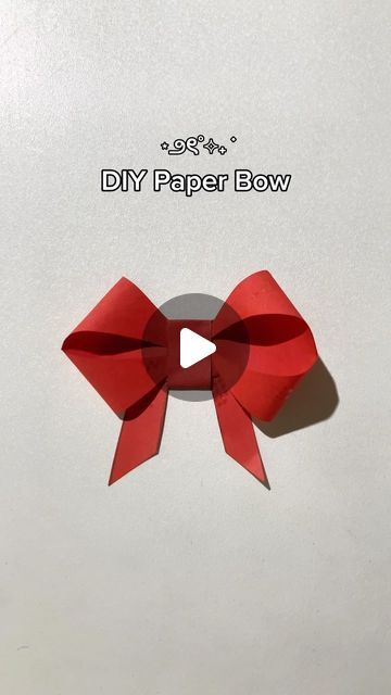 zzzed on Instagram: "Bows>>🎀 Ib: @angelsign_   Do you love bows just like me?🎀  If yes, then make this cute easy paper bow which can be used for decor or as an accessory 🎀  I personally love how this bow turned out<3  #bow #red #craft #iamjustagirl" How To Make Cute Bows, How To Make A Coquette Bow, Paper Bows Diy Easy, Fabric Bow Tutorial Large, Elegant Red Bow With Butterfly Knot, Paper Bows Diy, Cupid’s Bow, Adjustable Pre-tied Decorative Bow, Paper Bow