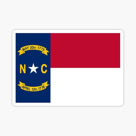 North Carolina Stickers | Redbubble North Carolina Flag, Unc Chapel Hill, North Carolina Homes, Flag Sticker, Watercolor Stickers, Carolina Beach, Pong Table, Stickers Redbubble, University Of North Carolina