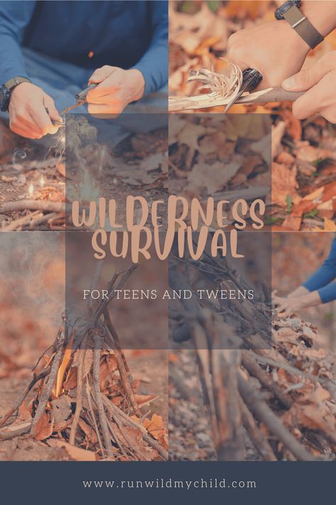 Wilderness Skills, Wilderness Therapy, Kids Survival Skills, Bushcraft Skills, Nature School, Outdoor Education, Activities For Teens, School Survival