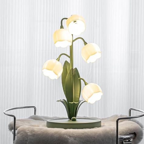 Green Pc, Led Flower, Valley Flowers, Flower Table, Plant Table, Desk Light, Table Flowers, Modern Lamp, Bedside Lamp