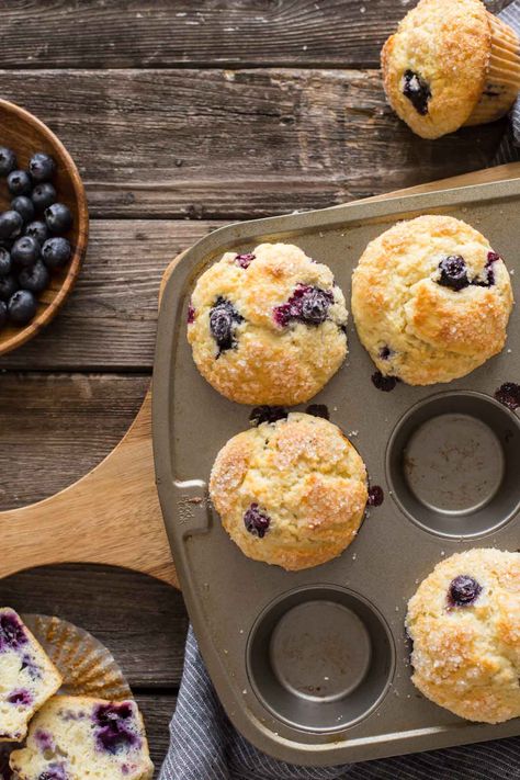 Buttermilk Blueberry Muffins, Buttermilk Blueberry, Buttermilk Muffins, Best Blueberry Muffins, Berry Muffins, Buttermilk Recipes, Creamy Recipes, Blueberry Scones, Muffin Recipes Blueberry