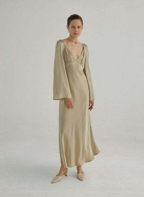 Back-Tie Flared Maxi Silk Dress in 2022 | Silk dress, Champagne maxi dress, Long dress design Long Champagne Dress, Champagne Bridesmaid Dresses Long, Champagne Colored Bridesmaid Dresses, Bridesmaid Dresses Champagne, Color Bridesmaid Dresses, Champagne Silk Dress, Dress Champagne Color, Maxi Silk Dress, Champagne Maxi Dress