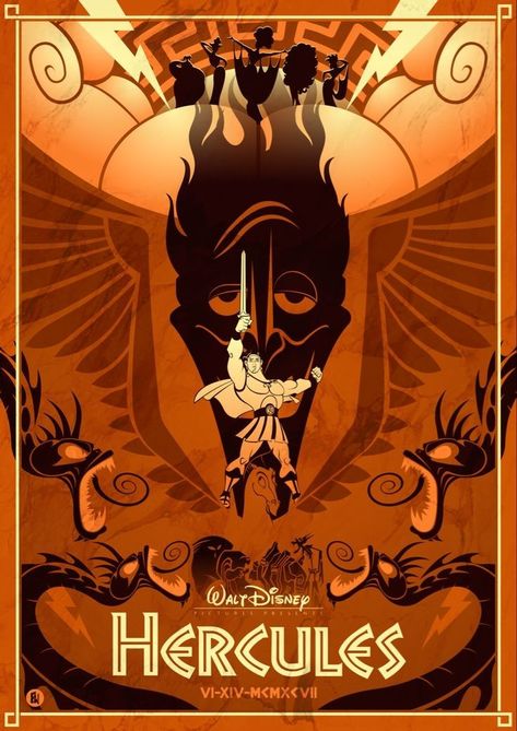 Hercules Art Disney, Heracles Disney, Hercules Movie Poster, Animated Movies Poster, Hercules Disney Wallpaper, Hercules Illustration, Hercules Wallpaper, Greek Hercules, Hercules Art