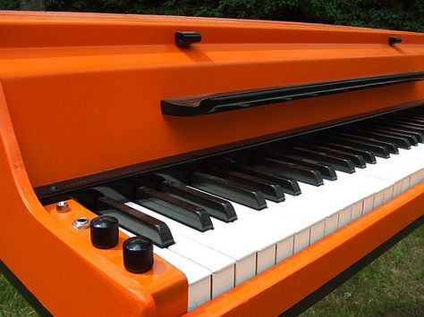 Wurlitzer Electric Piano 140B Custom Orange Summer Widgets, Popular Piano Sheet Music, Ska Music, Violin Sheet, Violin Sheet Music, Guitar Sheet, Music Coloring, Guitar Sheet Music, Orange Aesthetic