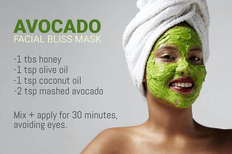 Homemade Avocado Face Mask, Avocado Face Mask Recipe, Healthy Face Masks, Avocado Mask, Face Mask For Pores, Natural Beauty Routine, Healthy Face, Avocado Face Mask, Face Mask Recipe