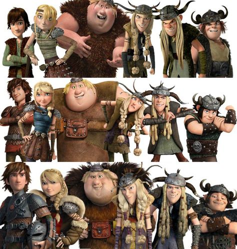 The gang in each age we get to see them in...  I have to to say Race to  the Edge is my favorite!!! Httyd Astrid, Hicks Und Astrid, Httyd Fanart, Dragons Riders Of Berk, Astrid Hiccup, Httyd 2, Httyd 3, Hiccup And Astrid, Dreamworks Movies