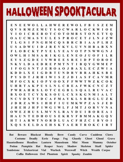 Free Printable Hard Halloween Word Search Free Printable Word Searches For Adults, Hard Word Search Free Printable, Halloween Word Search Free Printable, Adult Word Search Printables, Hard Word Search, Halloween School Crafts, Difficult Word Search, Word Search For Adults, Hard Mazes