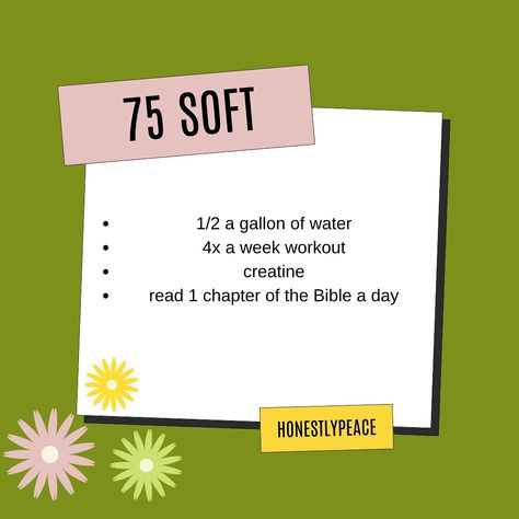 Join me in this challenge!!! - 1/2 gallon of water - 1 chapter in the Bible - 4x a week at the gym - creatine / protein #christiancontentcreator #75hard #fitnesschallenge #healthylifestyle #biblestudy #biblejournaling #businessoutfit Creatine Protein, Grace Christian, Christian Content, Gallon Of Water, Weekly Workout, At The Gym, Business Outfits, Workout Challenge, Join Me