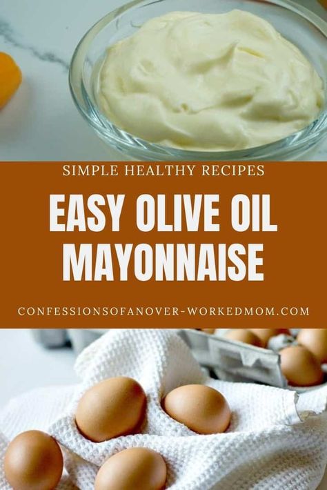 Mayonnaise Recipe Olive Oil, Olive Oil Mayonnaise Recipe, Easy Mayo Recipe, Keto Mayonnaise Recipe, Easy Mayonnaise Recipe, Homemade Olive Oil, Olive Oil Mayo, Olive Oil Mayonnaise, Homemade Mayonnaise Recipe