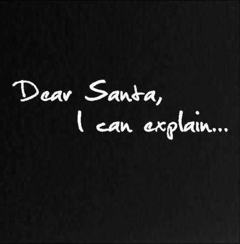 Santa I Can Explain, I Can Explain, Mans World, Christmas Quotes, Dear Santa, Bones Funny, The Words, Christmas Humor, Inspire Me