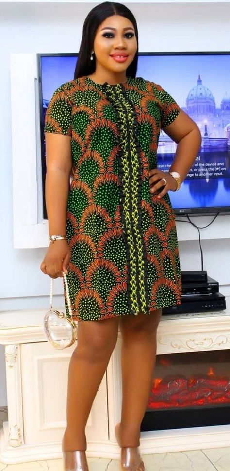 Short African Dresses For Women Ankara, Chitenge Dresses Classy For Women, African Shirt Dresses For Women Classy, Short Akanra Gown, African Design Dresses Classy, Short African Dresses Classy, Short Gown For Ladies Ankara, Akara Classic Short Gown For Ladies, Female Ankara Short Gown