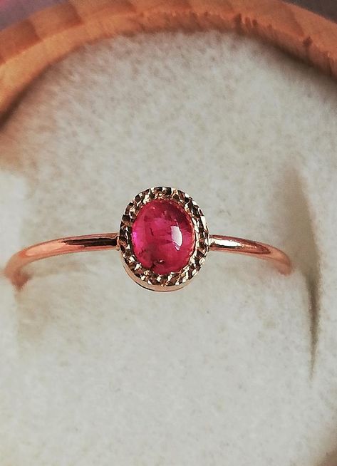 Ruby Ring Simple, Oval Ruby Ring, Red Ruby Ring, Cabochon Ruby, July Birthstone Ring, Aesthetic Rings, Green Emerald Ring, Matching Wedding Bands, Ring Simple