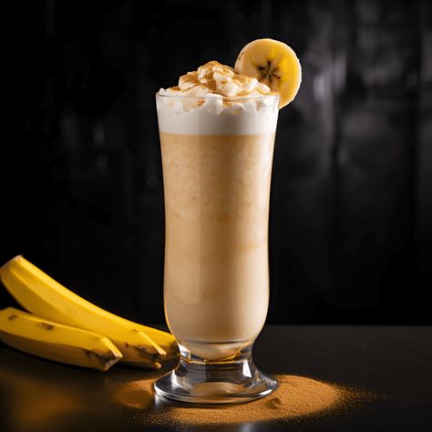 Jamaican Dirty Banana Cocktail Recipe - The Jamaican Dirty Banana is a sweet, creamy cocktail with a rich, velvety texture. The rum gives it a slight kick, while the banana and coffee flavors blend perfectly to create a tropical, indulgent drink. Dirty Banana Drink, Banana Cocktail, Jamaican Drinks, Banana Nutrition Facts, Banana Cocktails, Banana Nutrition, Banana Syrup, Strong Cocktails, Jungle Bird