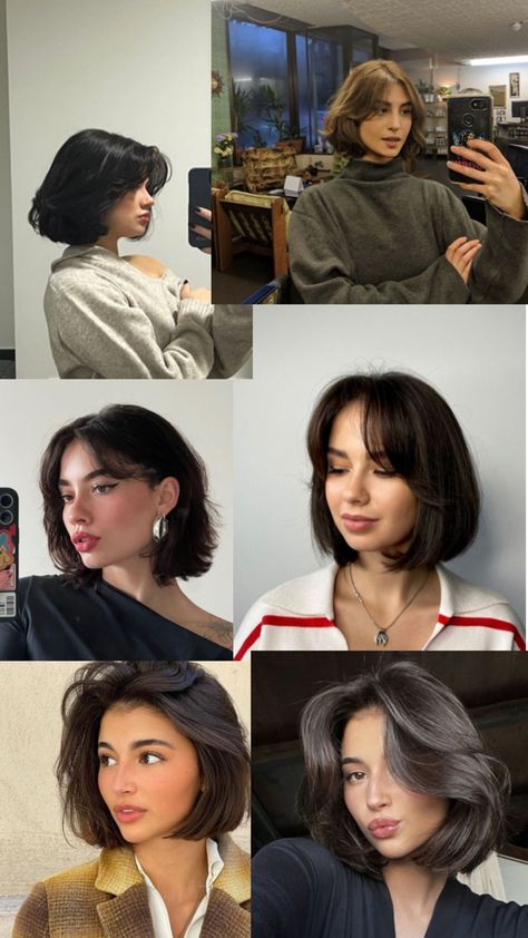 En bomba Italian Bob Haircut, Italian Bob, Rachel Green Hair, Chocolate Brown Hair Color, Hair Inspiration Long, Layered Haircuts For Medium Hair, Bangs With Medium Hair, Hair Inspiration Short, Hairstyles For Layered Hair