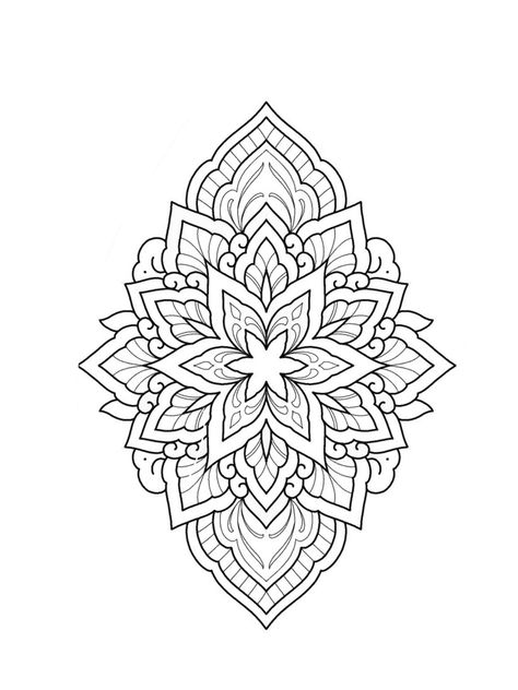 Mandala Outline Tattoo, Tattoo Sleeve Designs Women, Mandala Tattoo Sketch, Mandala Tattoo Mann, Tattoo Design Mandala, Mandala Outline, Mandala Tattoos For Women, Dotwork Tattoo Mandala, Ornamental Mandala