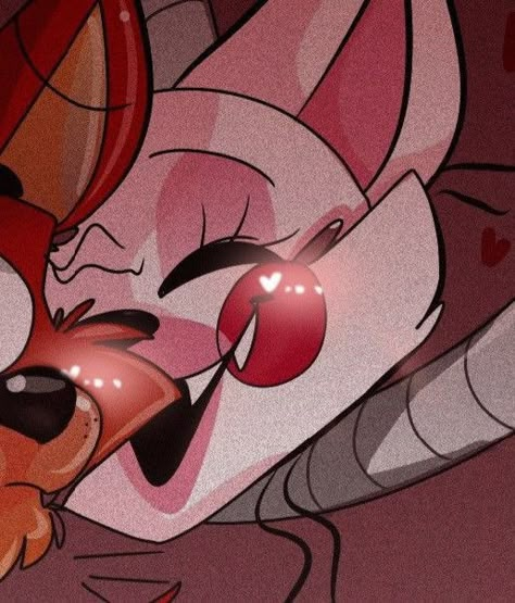 Mangle Fanart, Foxy And Mangle, Good Horror Games, Fandom Drawing, Horror Video Games, Fnaf Wallpapers, Fnaf Movie, Matching Wallpaper, Fnaf Characters