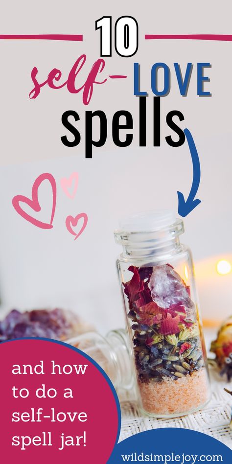 10 Self Love Spells and Rituals for Magical Confidence Self Love Spell Chant, Self Love And Confidence Spell, Self Love Spells, Self Love Jar, Wicca Crafts, Self Love Spell, Hearth Witch, Love Spell Chant, Spells And Rituals