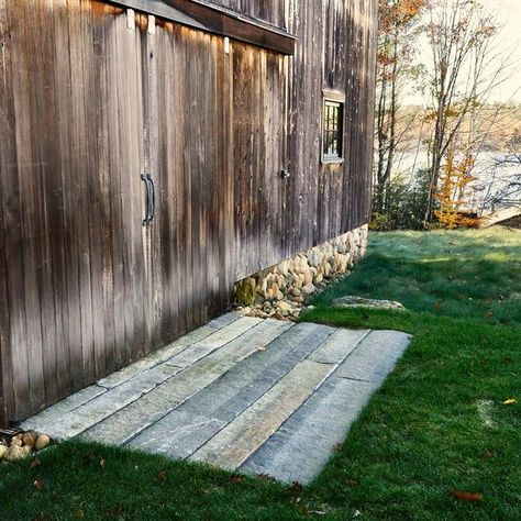 Stone Curators on Instagram: "Captured some perfect New Hampshire fall scenes on a recent trip to the Lakes Region to see some Stone Curators stones add some real natural beauty to these quintessential NE homes.

Here are some uses of bluestone cobblestone pavers and reclaimed granite planks and pavers.

Work by @belknap.landscape and @stephenslandscapingnh

#stonecurators 
#yourvisionourstone 

 #landscapedesigns #landscapearchitecture #designhome #designbuild #designhouse #stonedesign #landscapedesign #architect #construction #designer #landscapedesigning #houseinspiration #landscapedesignideas #hardscape #newenglandstone #stone #stonework #landscapes #home #stonewalk #weathered #design #details #nhlandscapes #nhdesign #nhhome #lakesregionnh" Bluestone Cobblestone, New Hampshire Fall, Cobblestone Pavers, Fall Scenes, Stone Work, Stone Design, House Inspiration, Landscape Architecture, New Hampshire