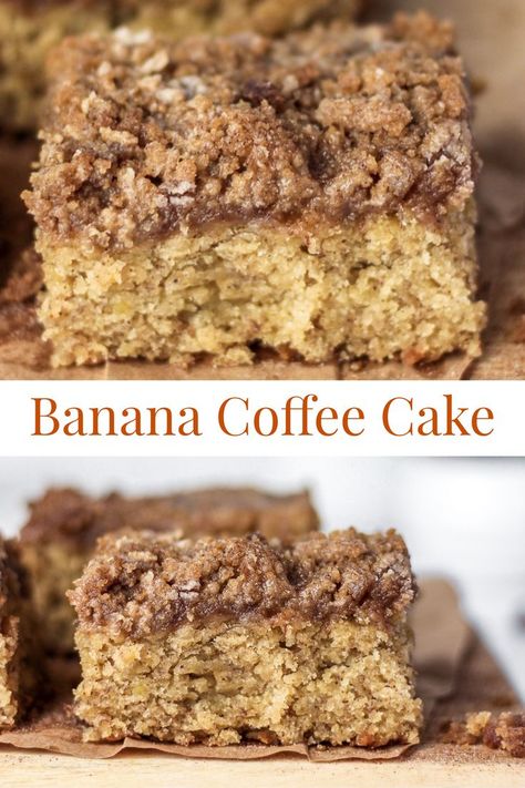 Recipes For Old Bananas, Coffee Banana Bread, Banana Coffee Cake, Banana Crumble, Banana Crumb Cake, Banana Coffee Cakes, Banana Bread Cake, Apple Cakes, Coffee Cake Recipes Easy