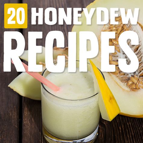 I can’t get enough of these honeydew recipes! Each one shows a new way to use these gorgeous melons. Honey Due Mellon, Honey Dew Melon Recipes, Honeydew Recipes, Honeydew Recipe, Melon Cocktail, Honeydew Smoothie, Beverages Recipes, Melon Recipes, Health Smoothie Recipes