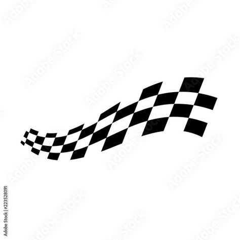 Stock Image: Race Flag Design Vector Illustration Racing Flag Design, Cycle Painting, Race Flag, Powerful Symbols, Racing Flag, 4k Wallpaper Iphone, Racing Logo, Flag Tattoo, Mini Clubman