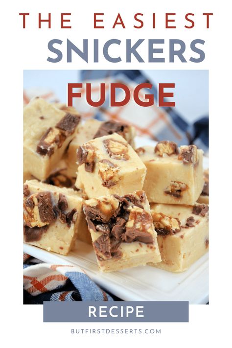 Snickers Fudge, Best Fudge Recipe, Easy Fudge, Homemade Fudge Recipes, Snickers Candy, Fudge Recipes Easy, Homemade Fudge, Candy Recipes Homemade, Fudge Easy