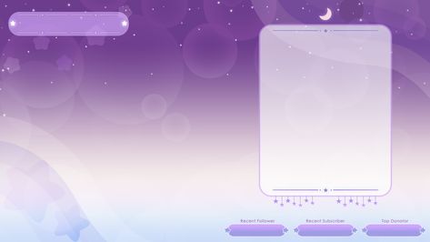 Vtuber Background Stream, Vtuber Overlay Design, Mobile Legend Tournament Poster, Streamer Background, Cute Overlays, Stream Layout, Vtuber Overlay, Cute Powerpoint Templates, Mystic Logo