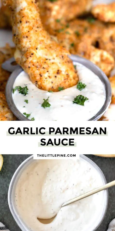 Garlic Parmesan Aioli, Parmesan Garlic Aoli Recipe, Savoury Sauce Recipes, Parmesan Garlic Dipping Sauce, Garlic Sandwich Sauce, Garlic Ranch Sauce, Garlic Fry Sauce, Healthy Garlic Parmesan Sauce, How To Make Garlic Parmesan Sauce