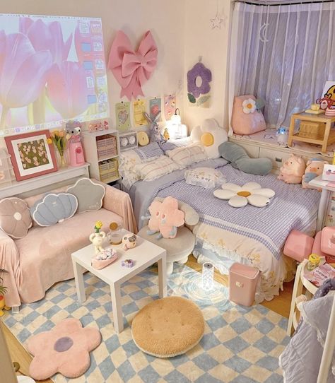 ْ on Twitter: "need my room to look like this!!��… " Pastel Bedroom, Pastel Room Decor, Florida Room, Cute Bedroom Ideas, Dekorasi Kamar Tidur, Pastel Room, Pinterest Room Decor, Study Room Decor, Cute Bedroom Decor