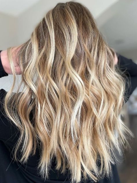 Smooth Warm Blonde Highlights Best Blonde Highlights, Blonde Highlights With Lowlights, Blonde Highlights Ideas, Icy Blonde Highlights, Warm Blonde Highlights, White Blonde Highlights, Blonde High, Fall Blonde Hair, Highlights Ideas