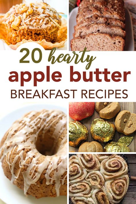 Apple Butter Muffins, Apple Butter Uses, Pancakes Oatmeal, Recipe Using Apples, Fall Recipes Breakfast, Delicious Breakfast Casserole, Chewy Gingerbread Cookies, Fast Food Breakfast, Apple Butter Recipe