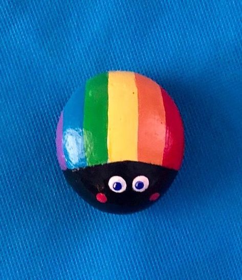 Lgbtq Pride Art, Rainbow Pebbles, Painted Rock Garden, Stone Home Decor, Pet Rock, Pride Art, Pride Rock, Painted Rocks Kids, Painted Rocks Craft