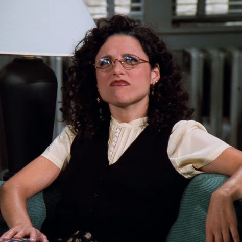 Seinfeld Costume Ideas, Elaine Seinfeld Costume, Elaine Benes Glasses, Seinfeld Elaine Style, Elaine Outfits Seinfeld, Seinfeld Outfits Elaine, Elaine Seinfeld Aesthetic, Elaine Benes Fashion, Elaine Benes Style