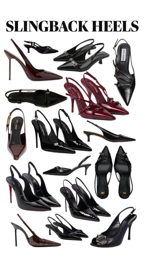 Heels, slingbacks, slingback heels, louboutins, MIU MIU, ysl, saint laurent, Zara Slingback Heels Outfit, Masquerade Ball Outfits, Miu Miu Heels, Ysl Saint Laurent, Sling Back Heels, Shoes Heels Classy, Zara Heels, Ysl Heels, Ysl Shoes