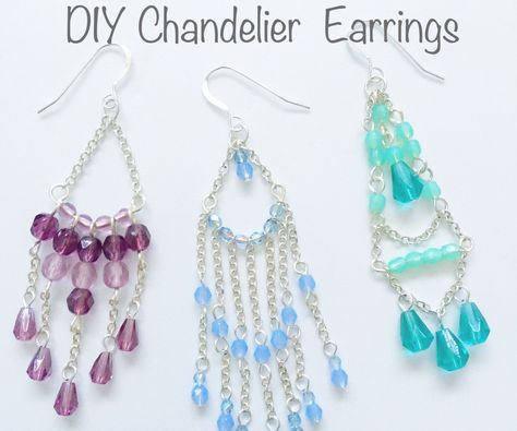 This instructable is a beginners guide for those out there that have yet to delve into jewelry making. I think most people don't realize how simple it is to do on your own. A great craft project for kids and adults and also a way to make some extra money at a craft fair. Once you have the steps down your ready to make more complicated earrings. In this instructable there is a tutorial on how to make beginner and intermediate chandelier earrings. Sometimes seeing how things are assembled can i... Diy Jewelry For Beginners, Jewelry Making For Beginners, Chandelier Earrings Diy, Making Jewelry For Beginners, Make Earrings, Diy Chandelier, Easy Diy Jewelry, Earrings Diy, Homemade Jewelry