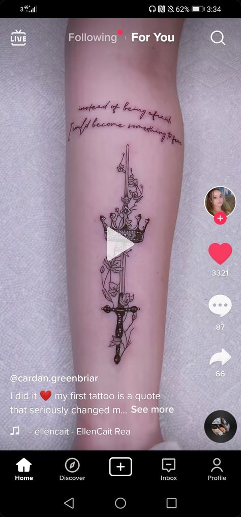 Cruel Prince Inspired Tattoos, Folk Of The Air Tattoo Ideas, Folk Of Air Tattoo, Cardan Tattoo, Nesta Archeron Tattoo Ideas, The Cruel Prince Tattoo Ideas, Folk Of The Air Tattoo, Cruel Prince Tattoo, Tog Tattoo Ideas