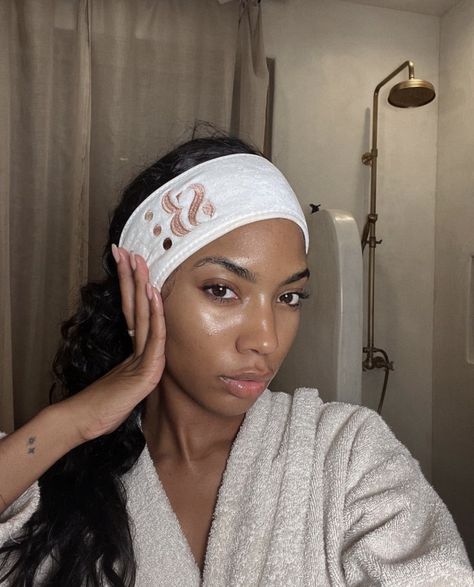 Headband Aesthetic, Skincare Headband, Aveeno Skin Relief, Treating Hyperpigmentation, Football Illustration, Shea Butter Hand Cream, Clinique Moisturizer, Facial Spray, First Aid Beauty