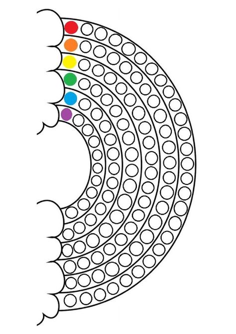 Coloring Page, Dots