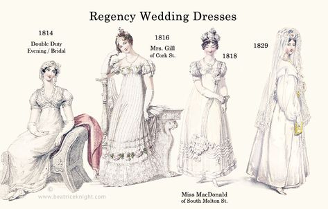 Regency Wedding dresses Regency Era Wedding, Regency Wedding Dress, White Dress Bridal, Regency Wedding, White Lace Skirt, Bridal Attire, Court Dresses, White Wedding Gowns, Regency Fashion