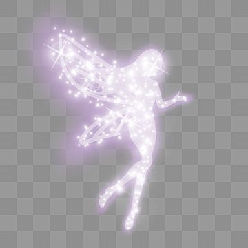 Fairy Png Aesthetic, Fairy Transparent Background, Fairy Overlay, Fairy Elements, Glowing Fairy, Fairy Png, Fairy Background, Drawn Stars, Happy Christmas Greetings