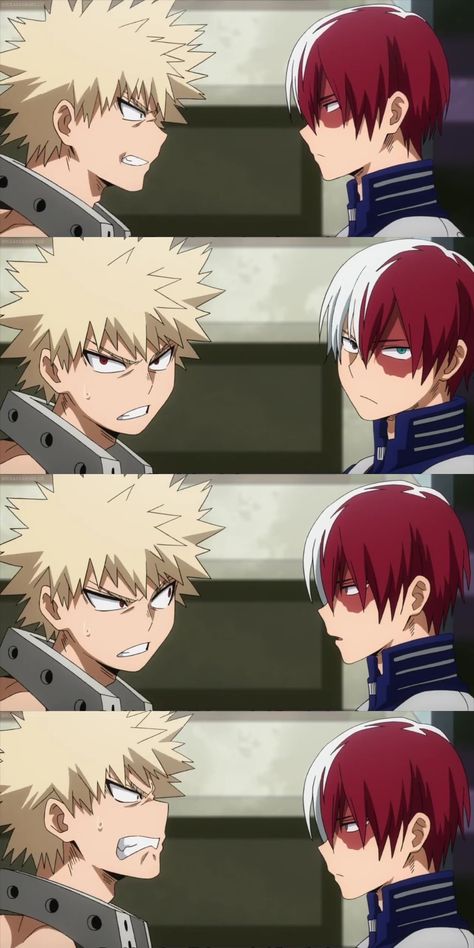 Bakugou Katsuki • Todoroki Shoto Bakugou Katsuki, Hero Academia, Red Hair, The Story, Red, Hair, Anime