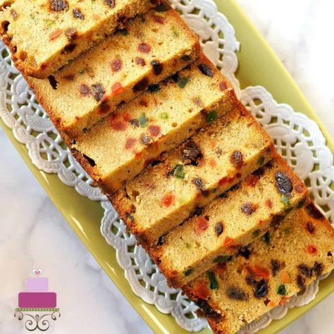 This light fruit cake is super moist and has no alcohol in it. The recipe comes with tin size guides for easy reference and baking! #lightfruitcake #lightfruitcakerecipe #simplelightfruitcakerecipe #Christmaslightfruitcake #easylightfruitcake #decoratedtreats #fruitcake #fruitcakerecipe #moistfruitcakerecipe Light Fruit Cake Recipe, Moist Fruit Cake Recipe, Fruit Cake Recipe Easy, Light Fruit Cake, Cake Recipes Uk, Xmas Cakes, Fruit Cake Recipe, Candied Lemon Peel, Lemon Bar