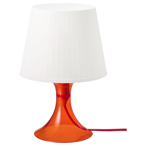 Ikea Table Lamp, Ikea Island, Ikea Family, Dark Corners, Mood Light, Opal White, Led Light Bulb, Table Lamp Lighting, Orange White